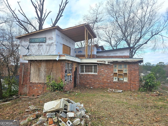 view of rear view of property