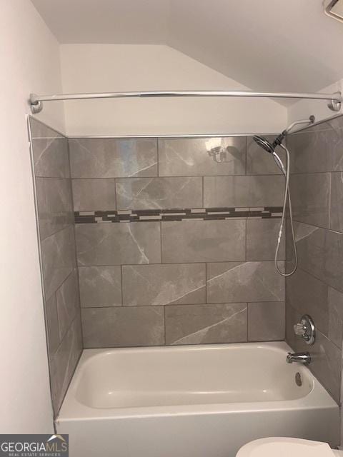 2254 Wellington Cir, Lithonia, GA 30058 - bathroom with toilet and shower / tub combination