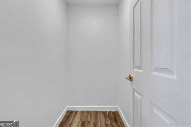 interior space featuring hardwood / wood-style floors