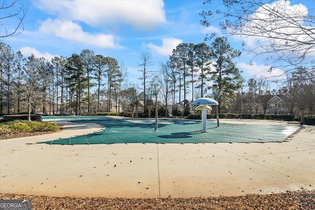 view of pool