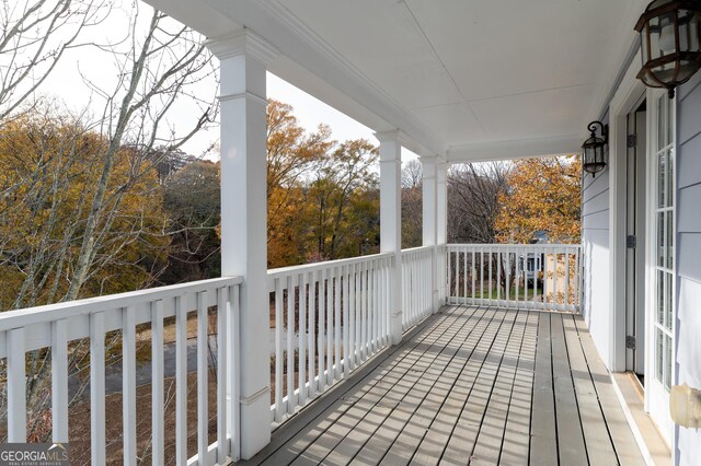 view of deck