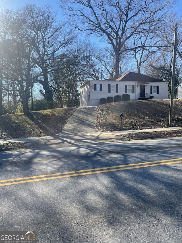 view of front of home