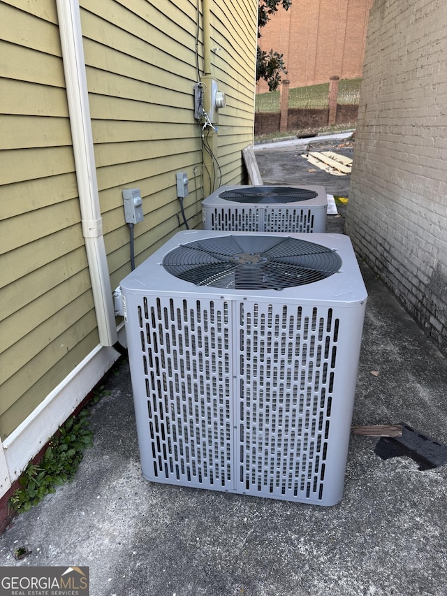 exterior details with cooling unit