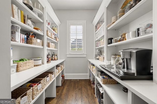 view of pantry