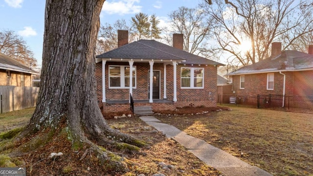 view of bungalow