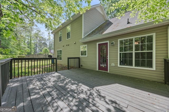 view of deck