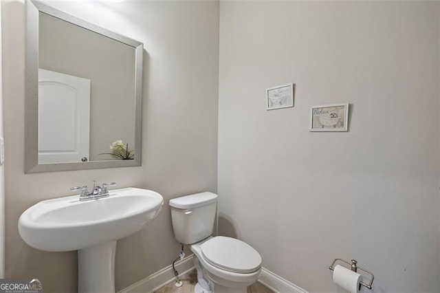 bathroom with toilet