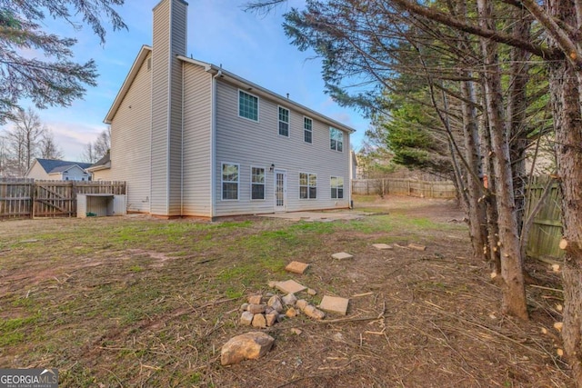 view of rear view of house