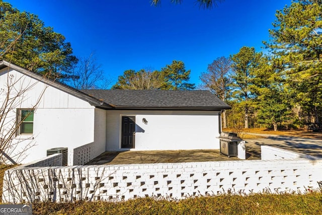 3625 Pointer Rd, Loganville, GA 30052 - view of front of house with central AC and stucco siding