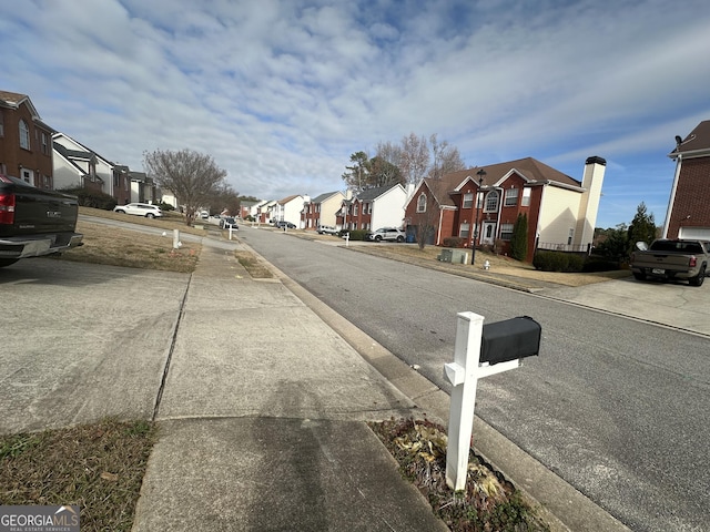 view of road