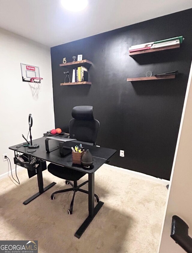 4248 River Green Dr NW Unit 312, Atlanta, GA 30327 - office featuring carpet floors and baseboards