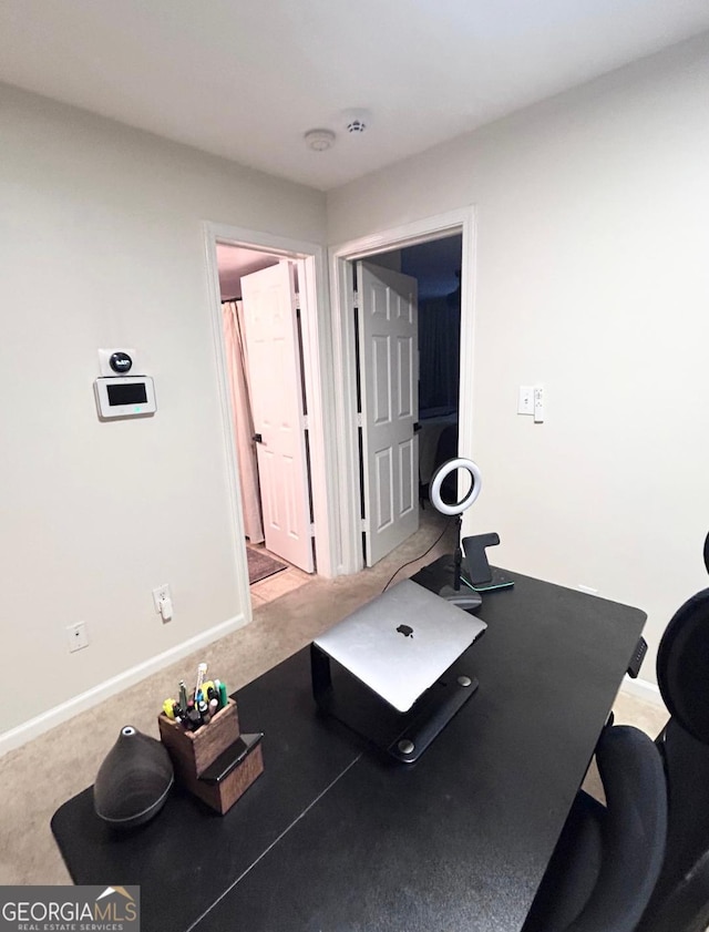 4248 River Green Dr NW Unit 312, Atlanta, GA 30327 - carpeted home office with baseboards