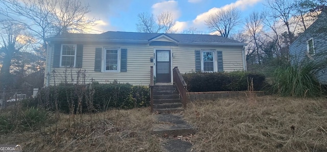 view of front of home