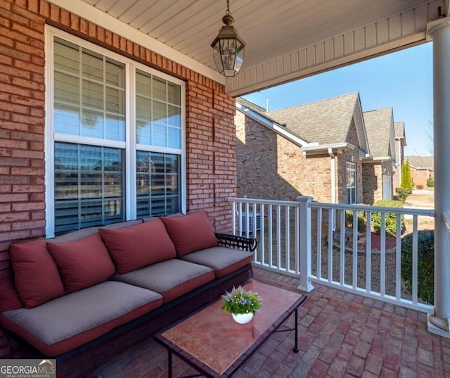 view of patio / terrace with a porch