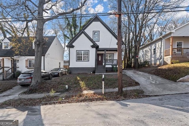 view of front of home