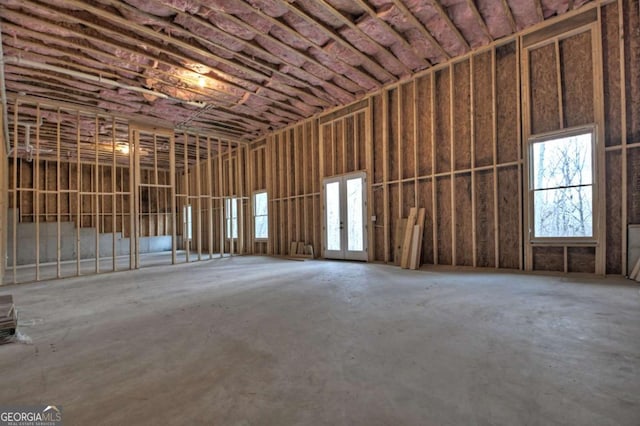 miscellaneous room featuring concrete flooring