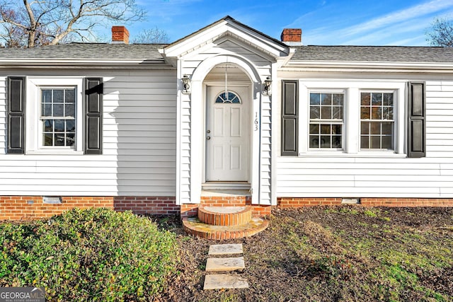 view of property entrance