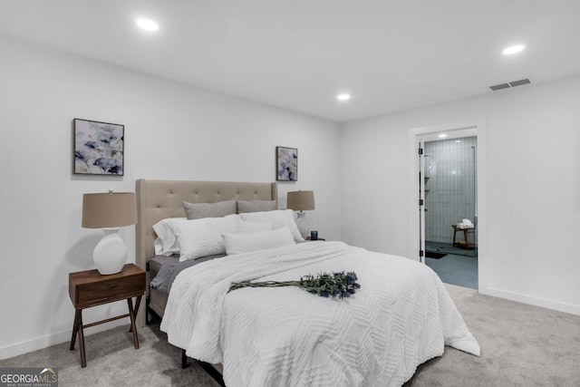 bedroom featuring carpet floors