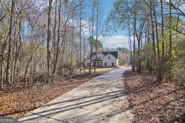 view of front of property