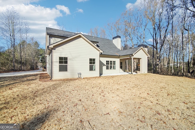 view of back of property