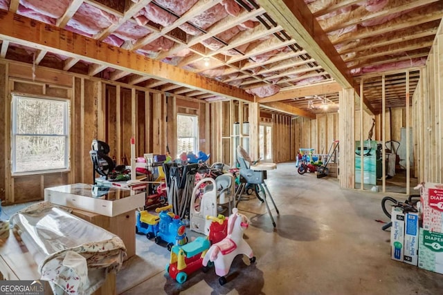 miscellaneous room featuring concrete flooring