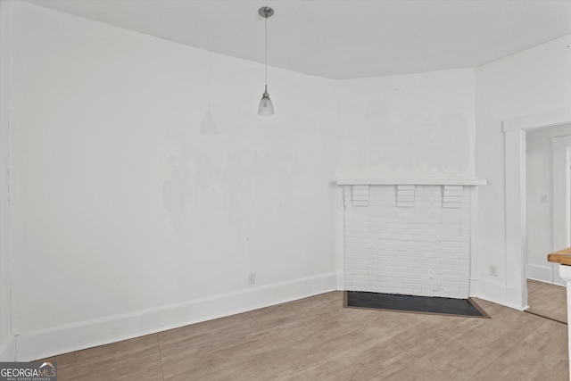 view of unfurnished living room