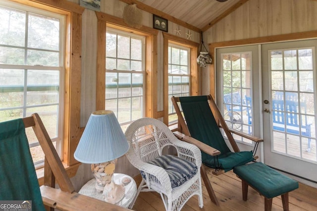 610 W Liberty, Claxton, GA 30417 - sunroom with a healthy amount of sunlight, lofted ceiling, and wood ceiling