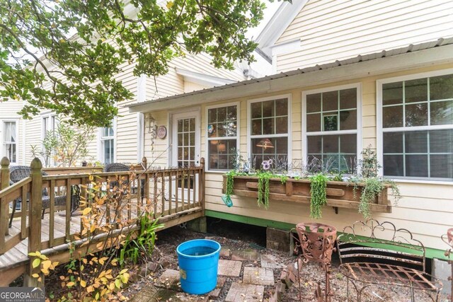 610 W Liberty, Claxton, GA 30417 - view of deck
