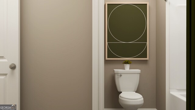 bathroom with toilet