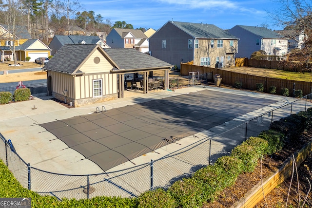 exterior space with a patio area