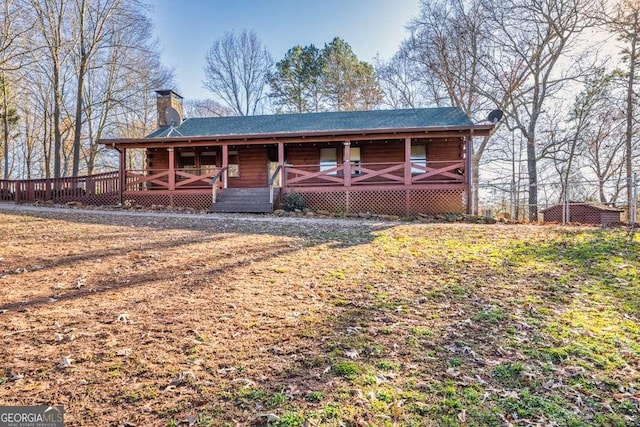 view of front of home