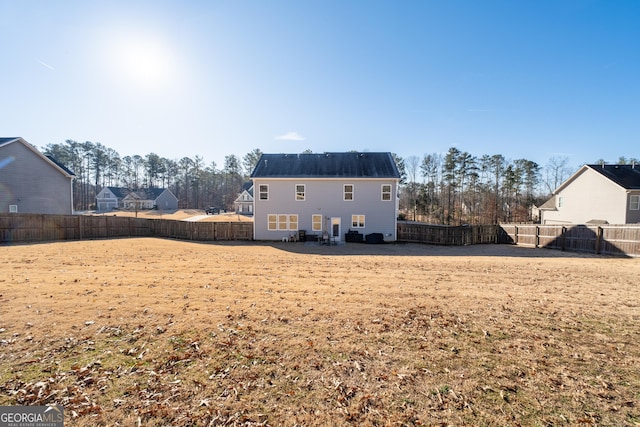 view of back of property