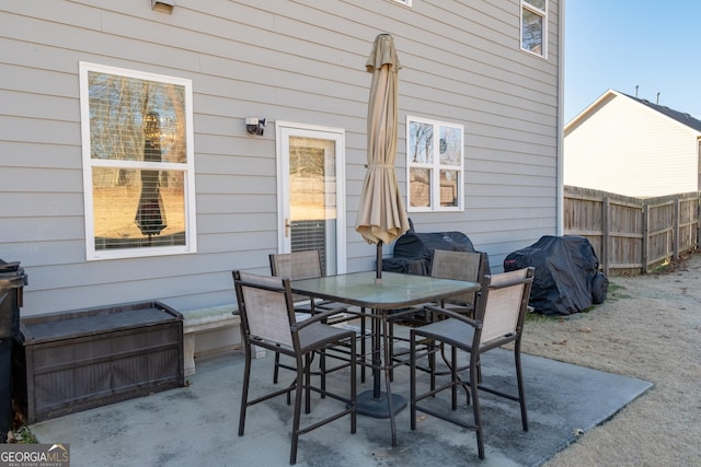 view of patio