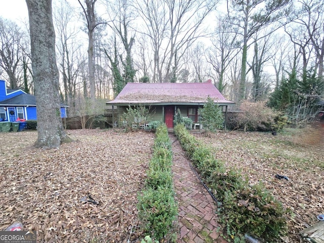 view of ranch-style home