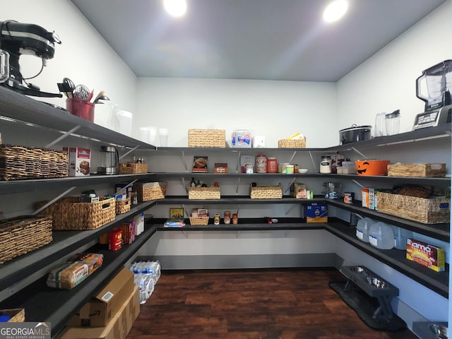 view of pantry