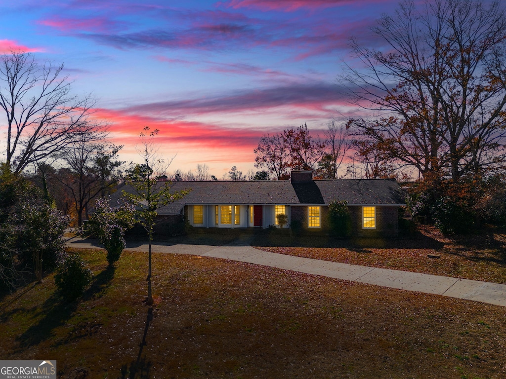 view of ranch-style house