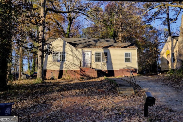 view of front of home