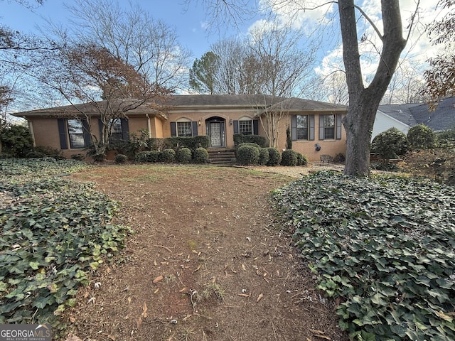 view of ranch-style house