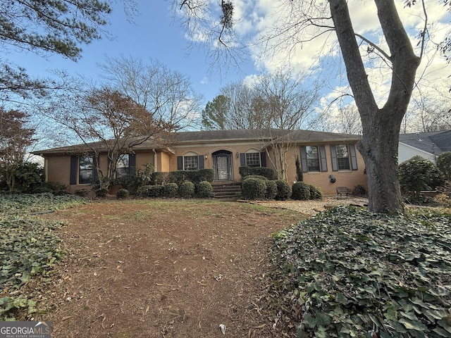 view of ranch-style house