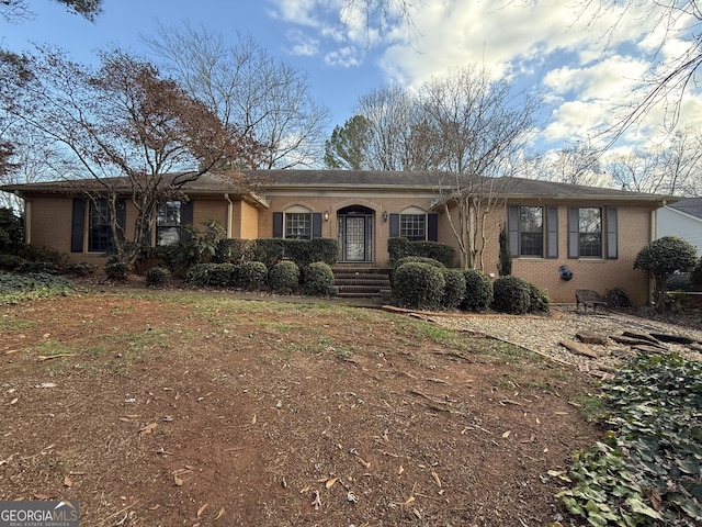 view of ranch-style house