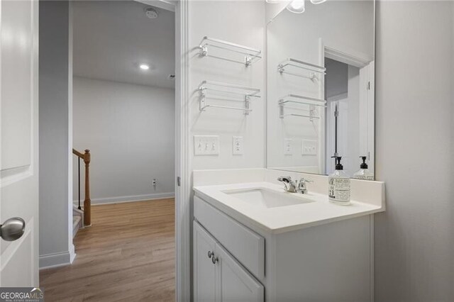 bathroom with vanity and tub / shower combination