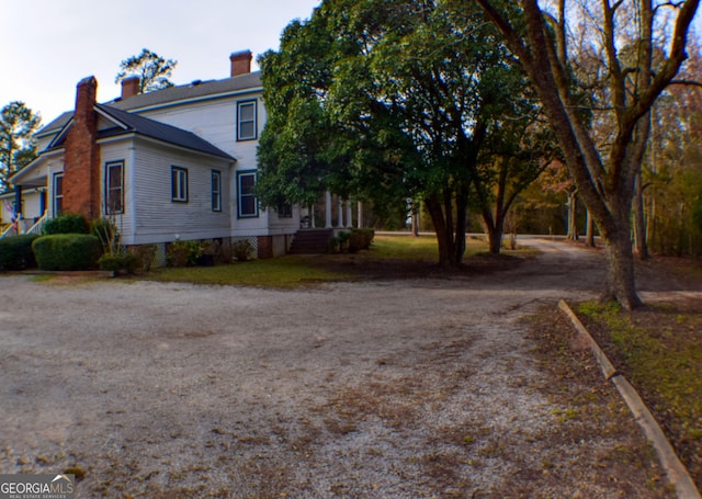 view of front of property