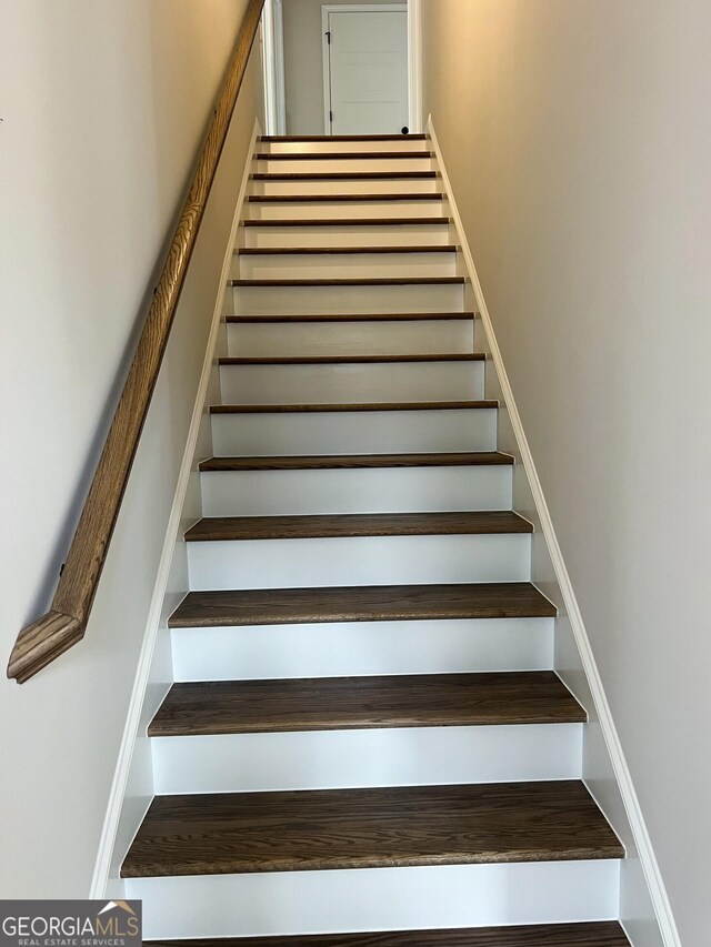 view of staircase