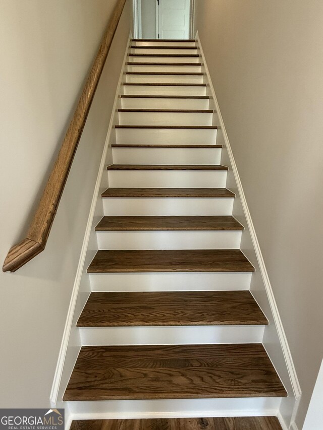 view of stairway