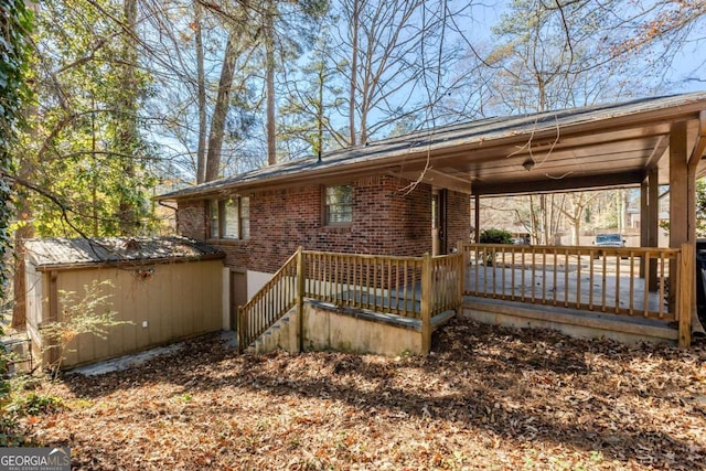 view of front of home with covered porch