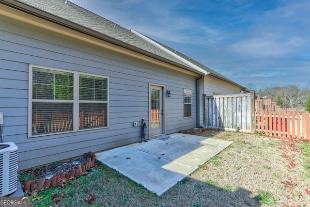 3770 Shades Valley Ln, Gainesville, GA 30501 - rear view of property with a lawn, a patio area, and central air condition unit