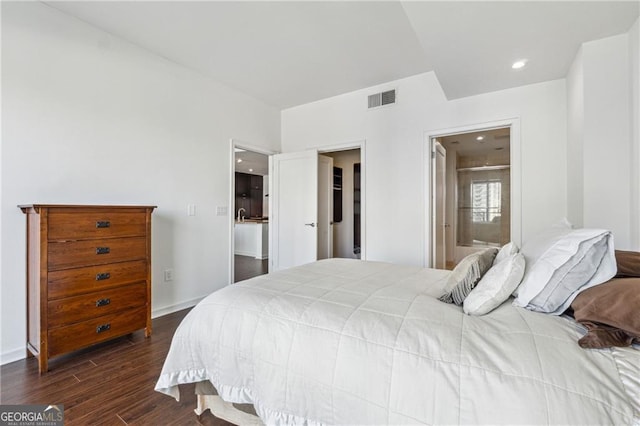 bedroom featuring ensuite bathroom