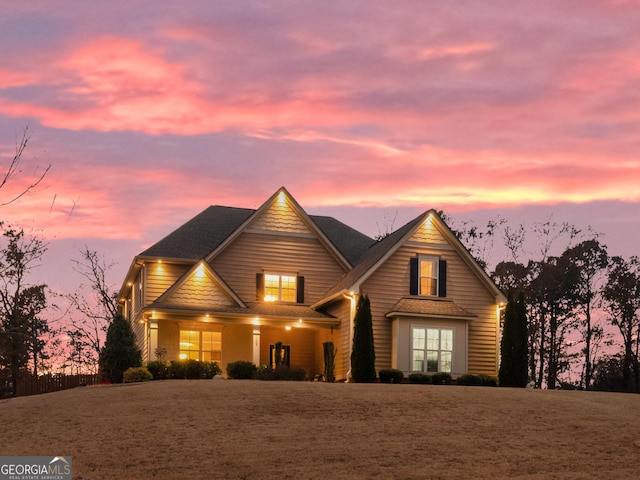 view of front of home