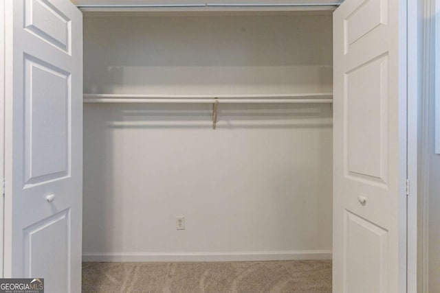 view of closet