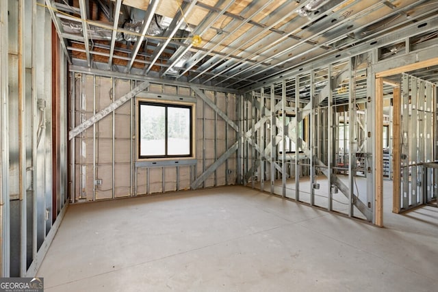 miscellaneous room featuring concrete floors